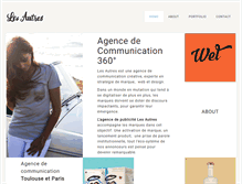 Tablet Screenshot of agence-lesautres.com